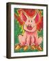 Jungle Pig-Julia Hulme-Framed Art Print