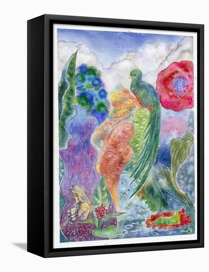 Jungle Quetzal, 2010-Louise Belanger-Framed Stretched Canvas