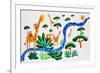 Jungle River 2, 2002-Julie Nicholls-Framed Giclee Print