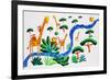 Jungle River 2, 2002-Julie Nicholls-Framed Giclee Print