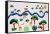 Jungle River, 2002-Julie Nicholls-Framed Stretched Canvas