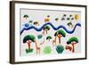 Jungle River, 2002-Julie Nicholls-Framed Giclee Print