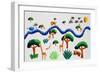 Jungle River, 2002-Julie Nicholls-Framed Giclee Print