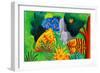 Jungle Scene, 2002-Julie Nicholls-Framed Premium Giclee Print