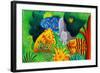 Jungle Scene, 2002-Julie Nicholls-Framed Giclee Print