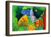 Jungle Scene, 2002-Julie Nicholls-Framed Giclee Print