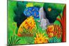 Jungle Scene, 2002-Julie Nicholls-Mounted Giclee Print