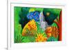 Jungle Scene, 2002-Julie Nicholls-Framed Giclee Print