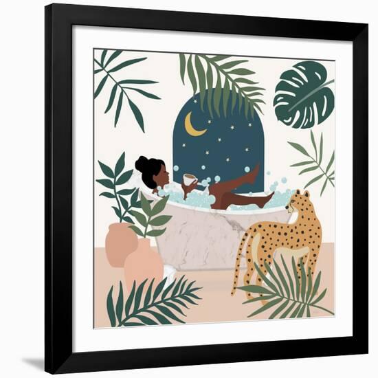 Jungle Spa I-Natalie Carpentieri-Framed Art Print