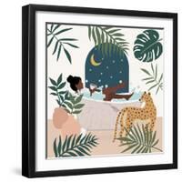 Jungle Spa I-Natalie Carpentieri-Framed Art Print