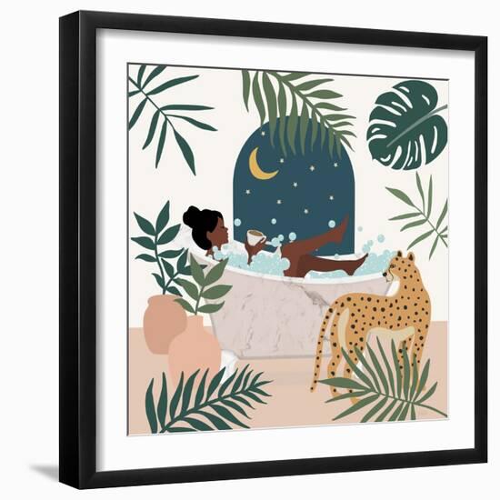 Jungle Spa I-Natalie Carpentieri-Framed Art Print