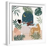 Jungle Spa I-Natalie Carpentieri-Framed Art Print