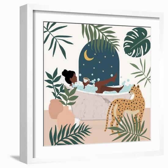 Jungle Spa I-Natalie Carpentieri-Framed Art Print