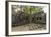 Jungle Surrounded Ruins at Ta Prohm Temple (Rajavihara)-Michael Nolan-Framed Photographic Print