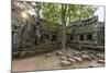 Jungle Surrounded Ruins at Ta Prohm Temple (Rajavihara)-Michael Nolan-Mounted Photographic Print