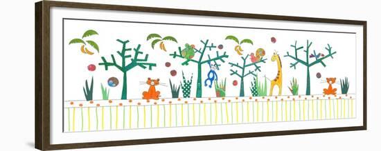 Jungle Theme-Effie Zafiropoulou-Framed Premium Giclee Print