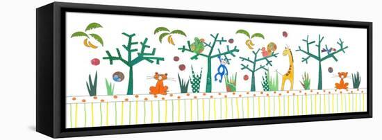 Jungle Theme-Effie Zafiropoulou-Framed Stretched Canvas