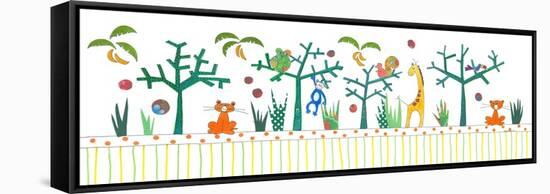 Jungle Theme-Effie Zafiropoulou-Framed Stretched Canvas
