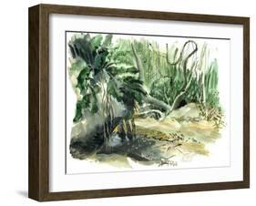 Jungle: Tyrona, Colombia-Mary Kuper-Framed Giclee Print