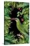 Jungle with Green Toucan-Andrea Haase-Stretched Canvas