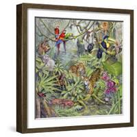 Jungle-Tim Knepp-Framed Giclee Print