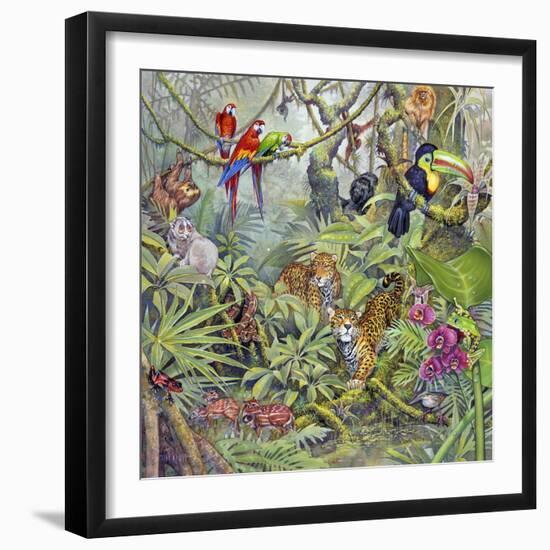 Jungle-Tim Knepp-Framed Giclee Print