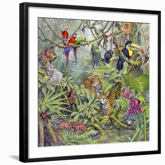 Jungle-Tim Knepp-Framed Giclee Print