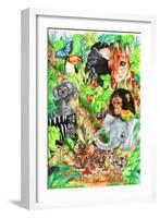 Jungle-Karen Middleton-Framed Giclee Print