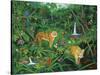 Jungle-Betty Lou-Stretched Canvas
