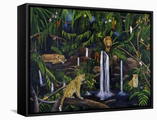 Jungle-Betty Lou-Framed Stretched Canvas