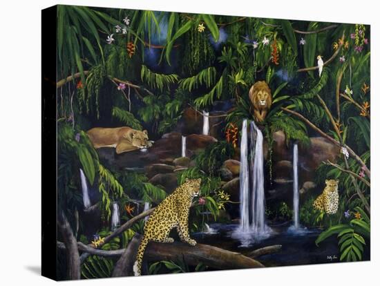 Jungle-Betty Lou-Stretched Canvas
