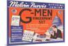 Junior G-Men Fingerprint Set-null-Mounted Giclee Print