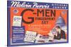 Junior G-Men Fingerprint Set-null-Stretched Canvas