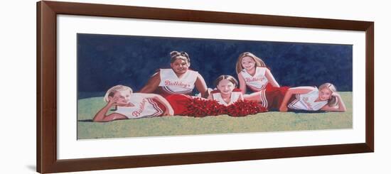 Junior High School Cheerleaders on the Grass, 2003-Joe Heaps Nelson-Framed Giclee Print