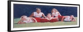 Junior High School Cheerleaders on the Grass, 2003-Joe Heaps Nelson-Framed Giclee Print