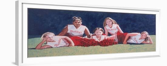 Junior High School Cheerleaders on the Grass, 2003-Joe Heaps Nelson-Framed Giclee Print