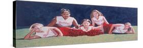 Junior High School Cheerleaders on the Grass, 2003-Joe Heaps Nelson-Stretched Canvas