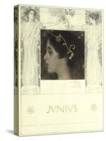 Junius, 1896-Gustav Klimt-Stretched Canvas