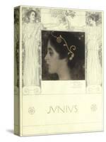 Junius, 1896-Gustav Klimt-Stretched Canvas