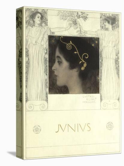 Junius, 1896-Gustav Klimt-Stretched Canvas