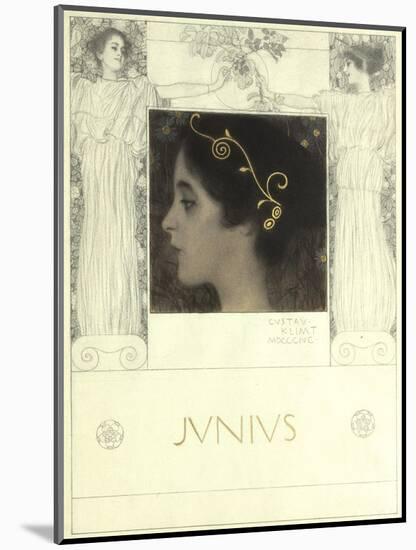 Junius, 1896-Gustav Klimt-Mounted Giclee Print