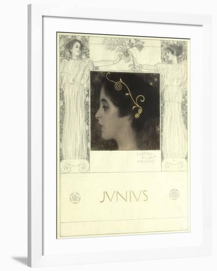 Junius, 1896-Gustav Klimt-Framed Giclee Print