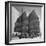 Junk Leaving Harbor with Patchwork Sails Up-Jack Birns-Framed Photographic Print