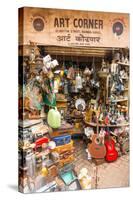 Junk Shop, Mutton Street Market, Mumba (Bombay), Maharashtra, India, Asia-James Strachan-Stretched Canvas