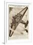 Junkers G38, Large German Freight Plane-B und H Romer-Framed Art Print