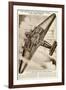 Junkers G38, Large German Freight Plane-B und H Romer-Framed Art Print