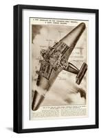 Junkers G38, Large German Freight Plane-B und H Romer-Framed Art Print
