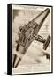 Junkers G38, Large German Freight Plane-B und H Romer-Framed Stretched Canvas