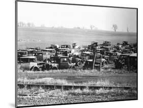 Junkyard-Walker Evans-Mounted Photographic Print