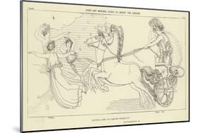 Juno and Minerva Going to Assist the Greeks-John Flaxman-Mounted Giclee Print